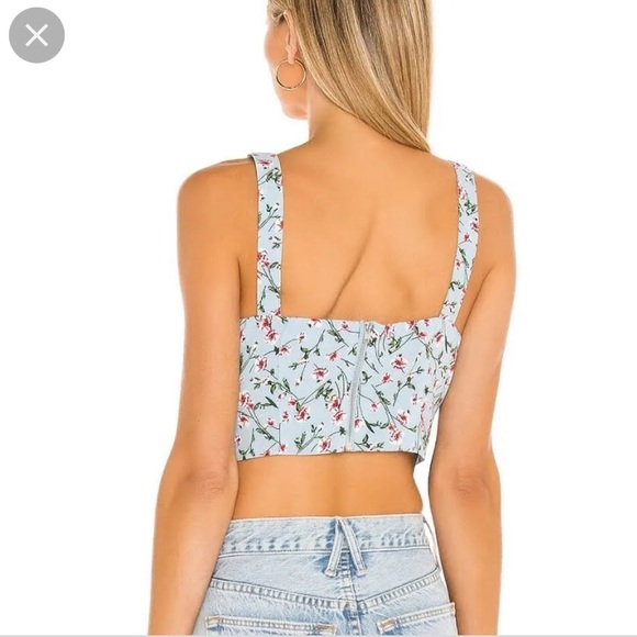 Floral Corset Top - Picture 3 of 3